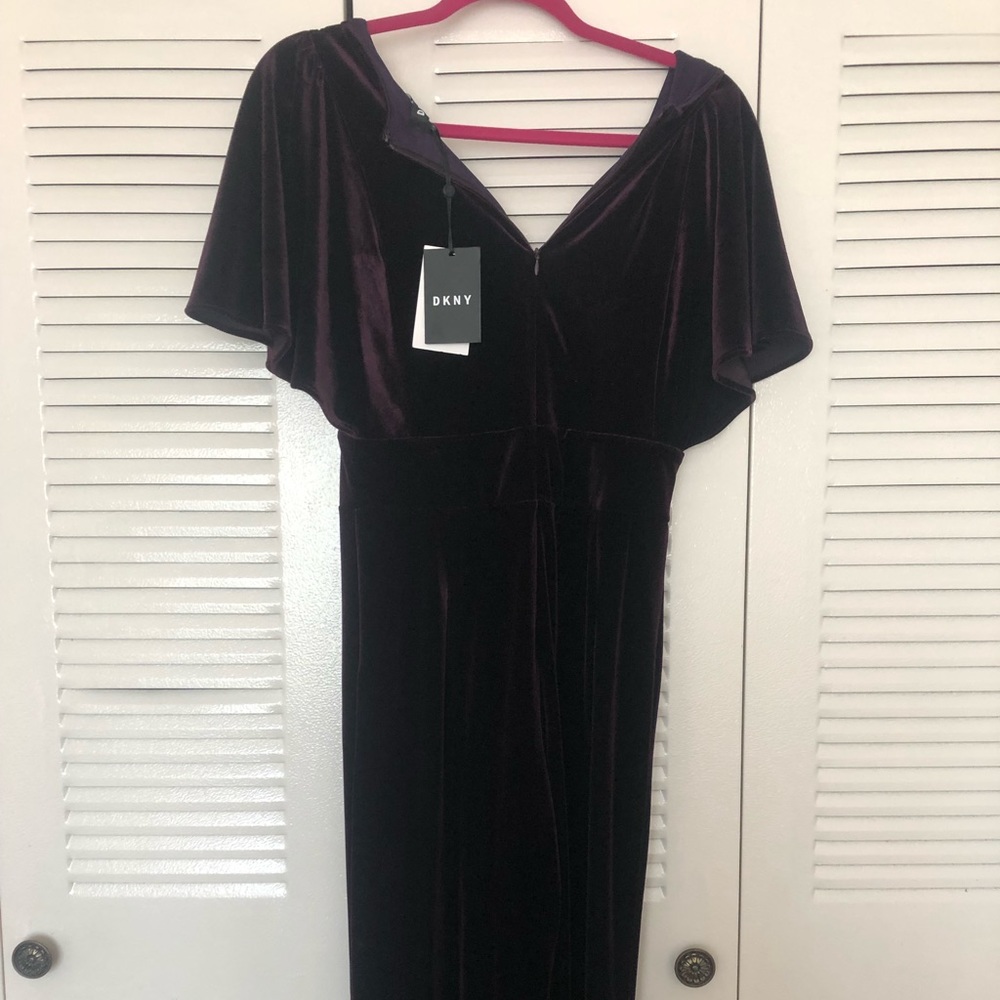 DKNY Suede Jumpsuit